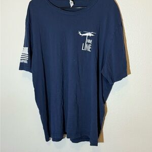 Nine Line Men's Navy Blue Short Sleeve Tee